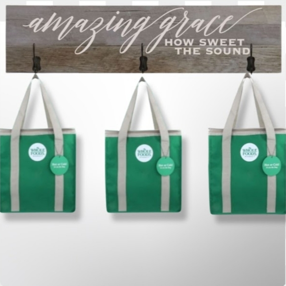 Whole Foods Market Insulated Reusable Cooler Green Grocery Shopping Bag …
